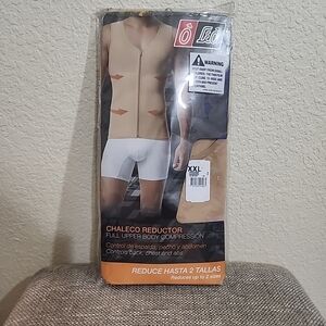 LEO Full Upper Body Compression Men's Size XXL Tan Color